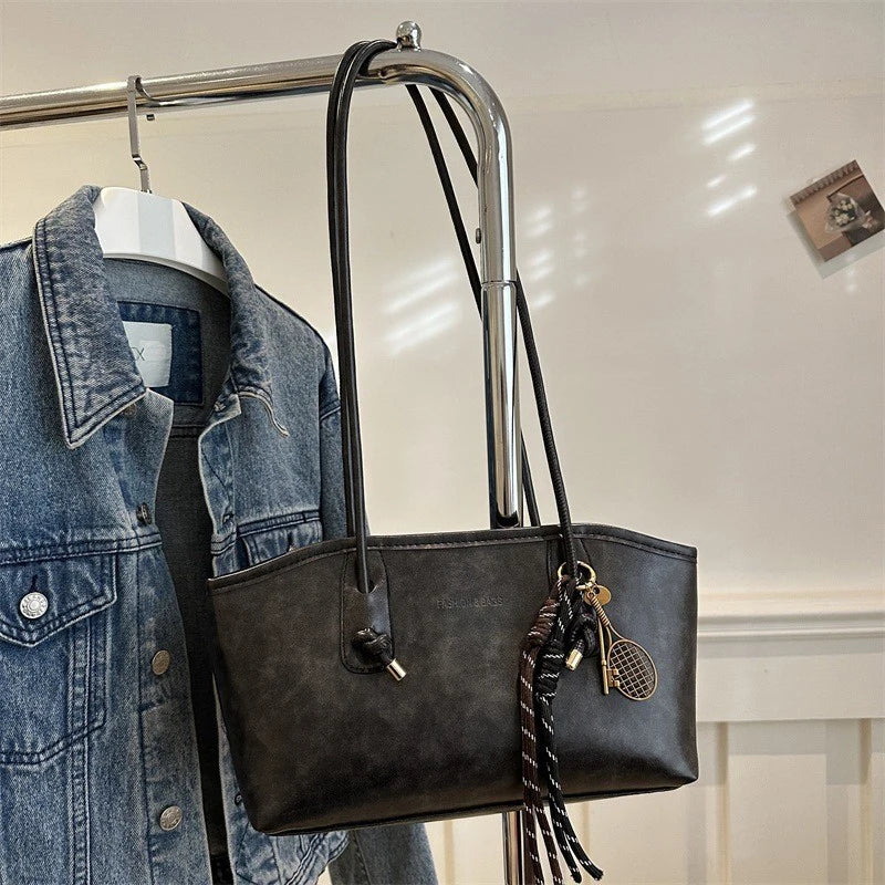 Retro Tote Bag - Large Capacity Casual Shoulder Bag