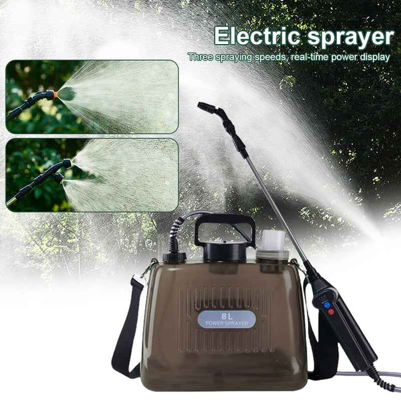 Electric Backpack Sprayer with Adjustable Speeds