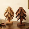 Foldable Wooden Trivet Set with Heat-Resistant Design