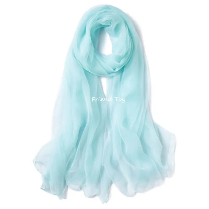 Light blue chiffon scarf or fabric for imaginative play