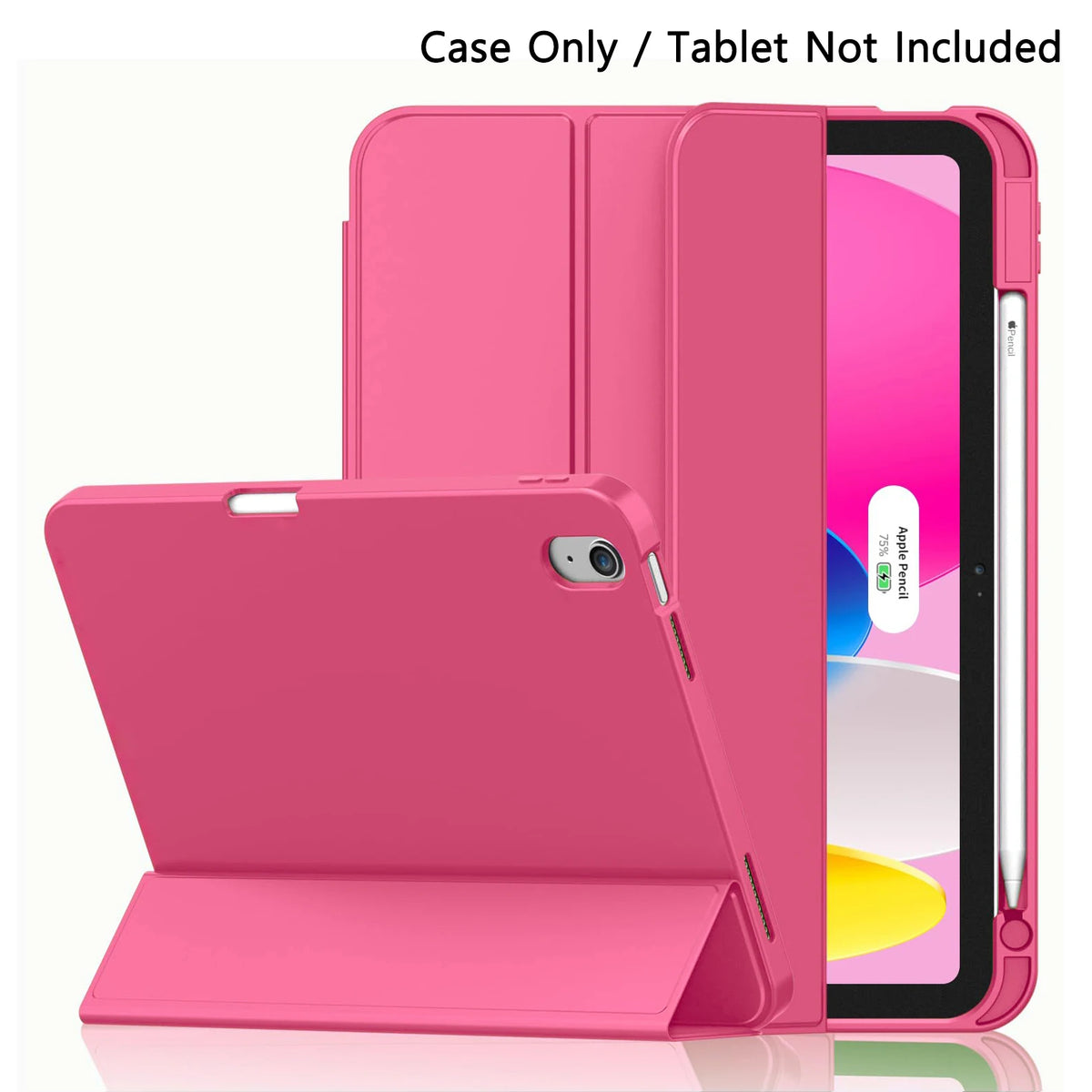 Premium Faux Leather iPad Case with Pencil Holder