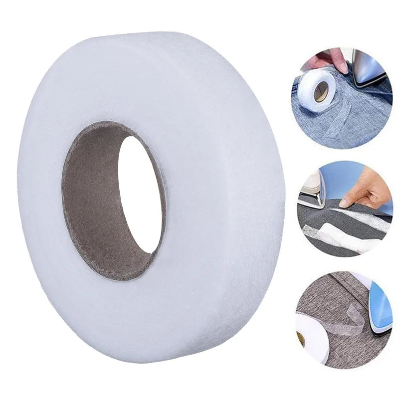 Iron-On Hem Tape — 65 Yards, No-Sew Adhesive Fabric Fusing Tape