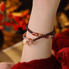 Double Circle Crystal Bead Bracelet