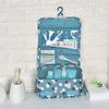 Floral Print Waterproof Hanging Travel Toiletry Bag