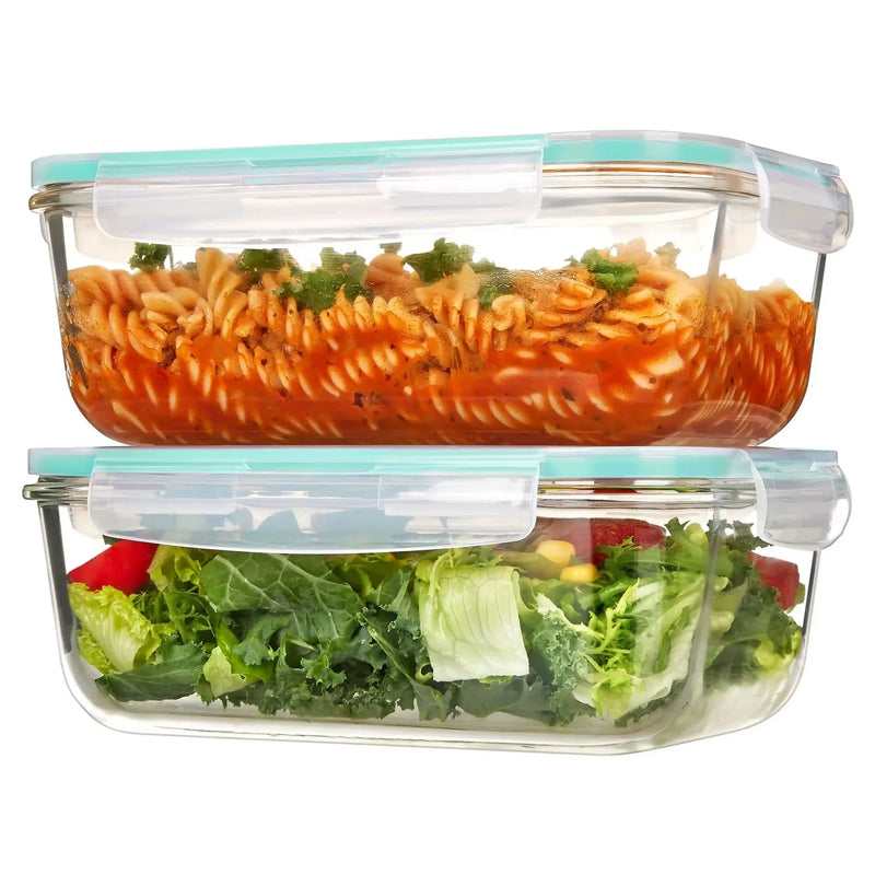 Borosilicate Glass Lunch Box with Leak-Proof Lid