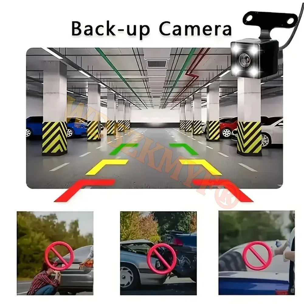 4-Channel 1080P Dash Cam with WiFi and 24H Parking Monitor
