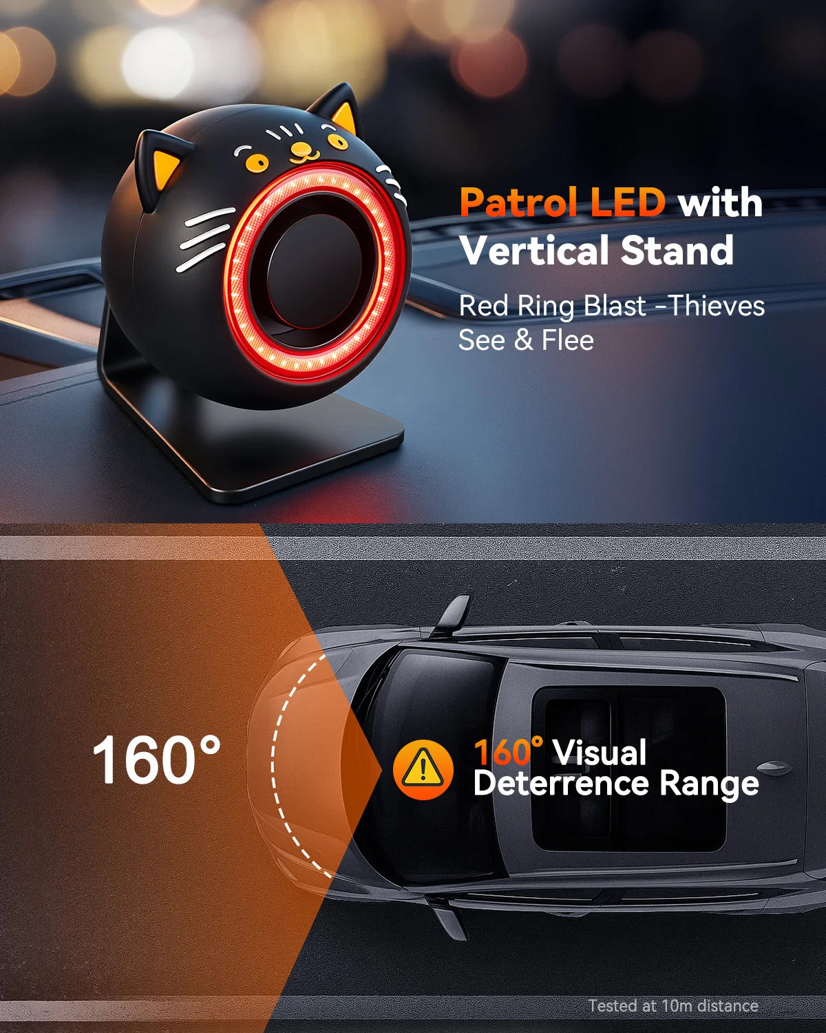 120dB Wireless Car Alarm System with Remote Control