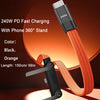 2-in-1 Foldable Charging Stand with Fast-Charge Cable