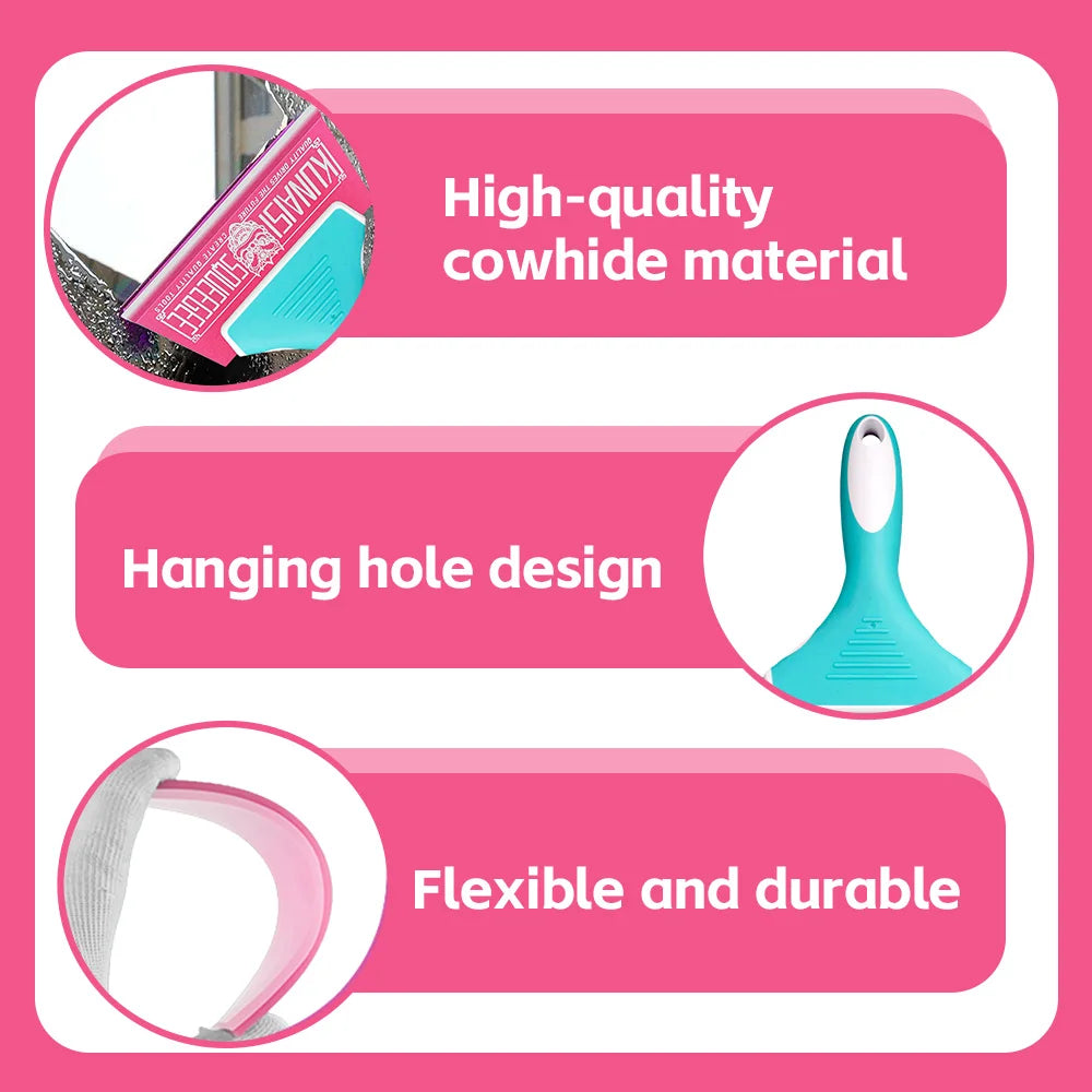 Multi-Purpose Rubber Squeegee for Window Tint, Vinyl & Glass Cleaning