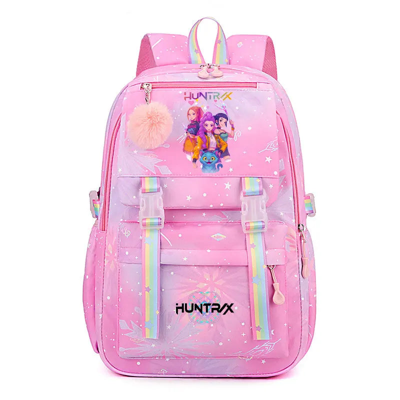 Stylish Letter Print Nylon Backpack for Everyday Use