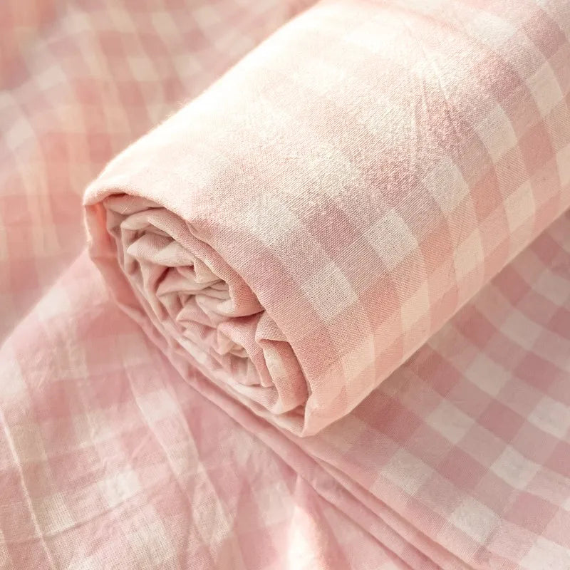 Organic Cotton Percale Bed Sheet Set with Pillowcases