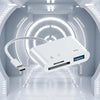 3-in-1 USB-C Card Reader for Smartphones and Laptops
