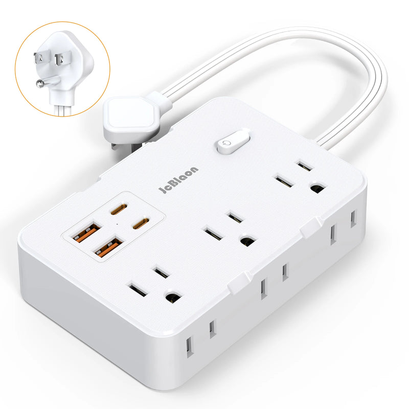 Compact USB-C Power Strip with Extension Cable