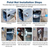 Self-Drilling Jack Nuts with Screws for Sheet Metal & Signage