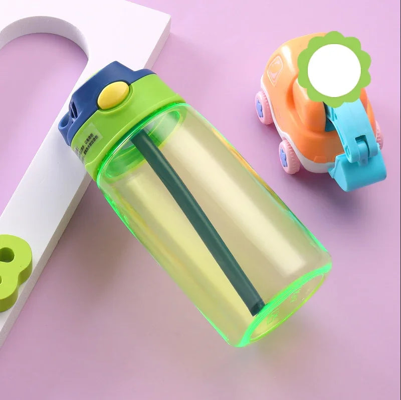 Durable Portable Straw Water Bottle