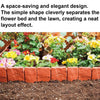 No-Dig Plastic Garden Edging Panels