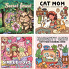 Libro de Colorear para Gatos Traviesos: Edición Adultos