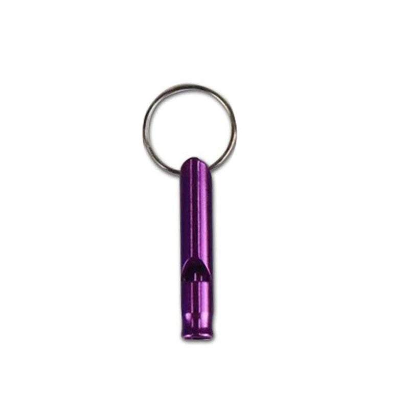 Compact Aluminum Survival Whistle Keychain
