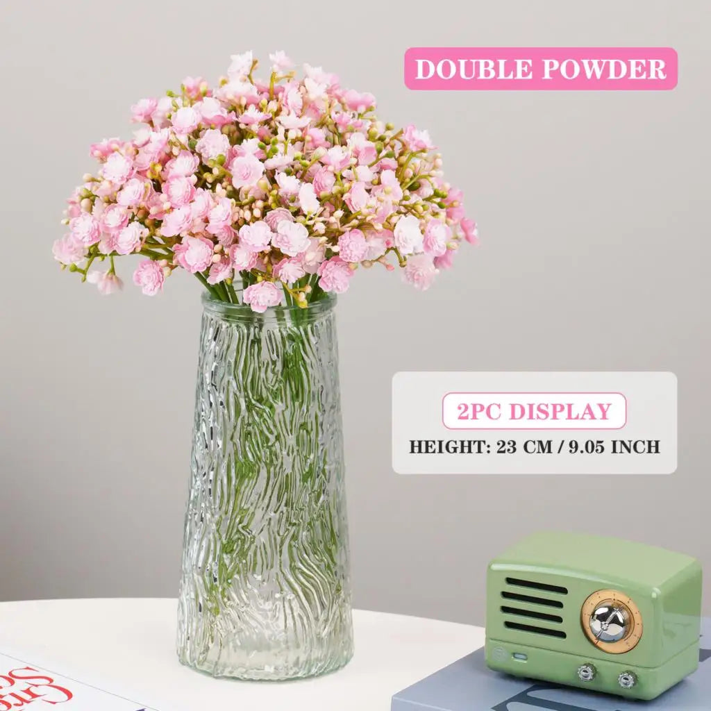 Artificial Gypsophila Bouquet - 42 Stem Silk Flower Arrangement