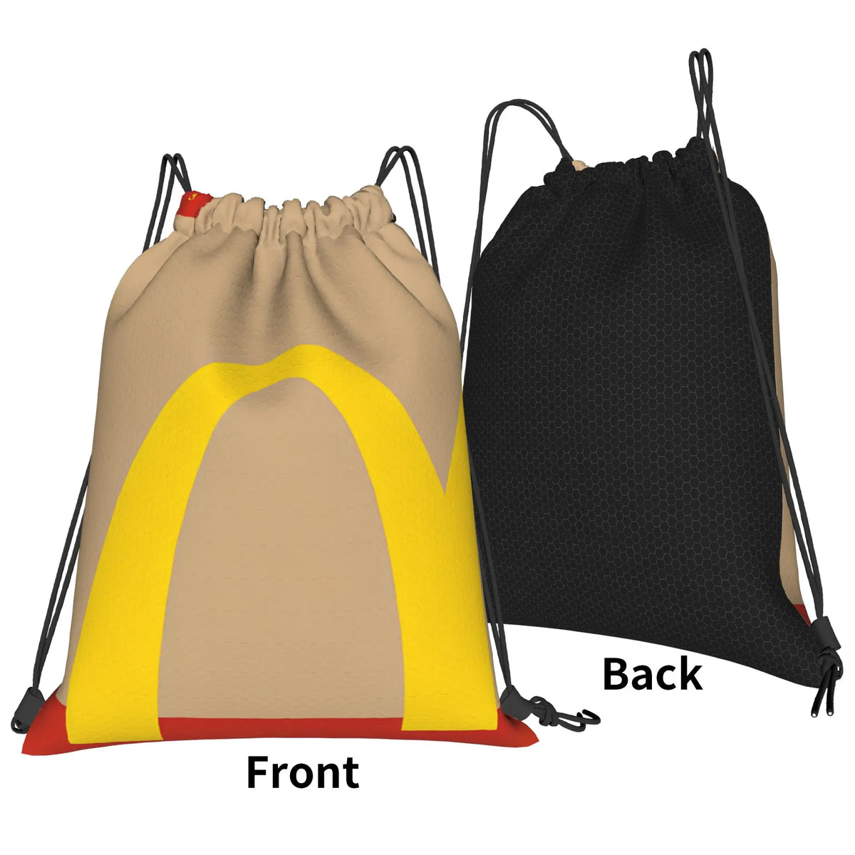 Recycled Kraft Paper Drawstring Backpack