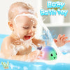 Whale Water Sprinkler Bath Toy with Glowing LED Lights