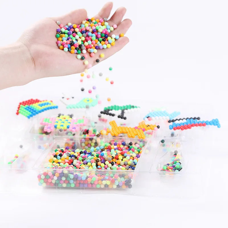 Magic Water Spray Beads Craft Kit – 1000 Colorful Beads for DIY Art Projects