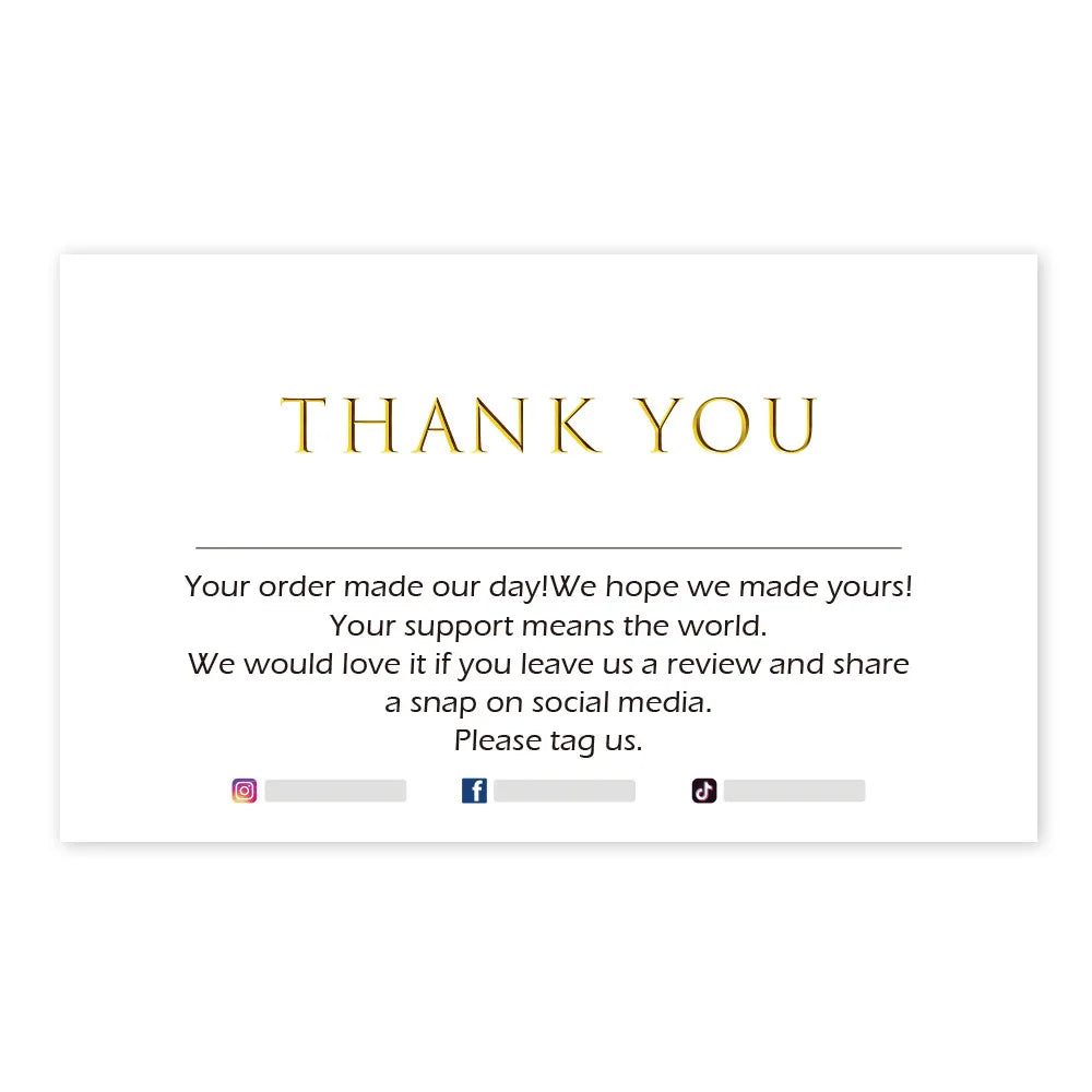 Personalized Thank You Cards for Small Businesses
