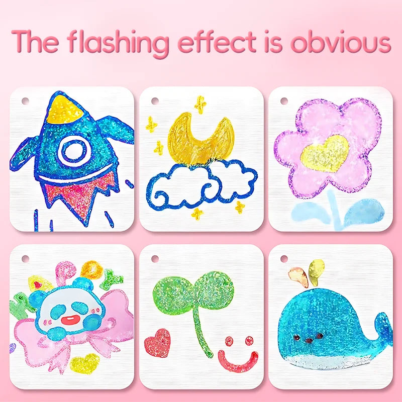 Retractable Glitter Gel Pens