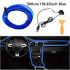 USB Powered EL Wire Ambient Light Strip for Car Interior