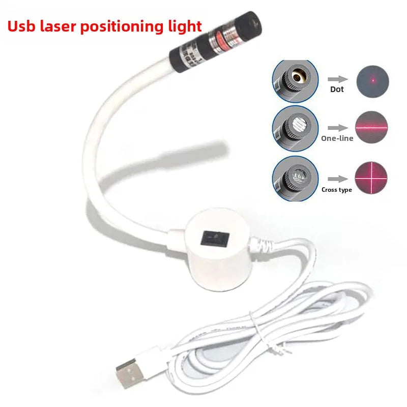 USB Laser Positioning Light with Magnetic Base