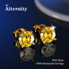 S925 Sterling Silver Moissanite Stud Earrings