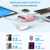4-in-1 Fast Charging Power Bank with Built-In Cables and LED Display