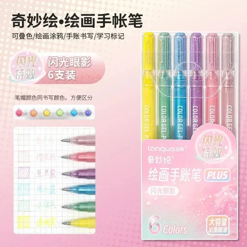 3D Embossed Acrylic Gel Pens - 6/144 Color Options