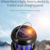 Solar-Powered Mosquito Killer Lamp with LED Light