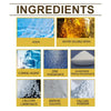 Ingredients list showing Aqua, Water Soluble Resin, Curing Agent, Zinc Phosphate, Aluminum Tripolyphosphate, Calcium Carbonat