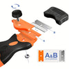 21-Piece Razor Blade Scraper Set with Replaceable Stainless Steel Blades