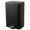 Stainless Steel 13-Gallon Pedal Trash Can with Removable Liner