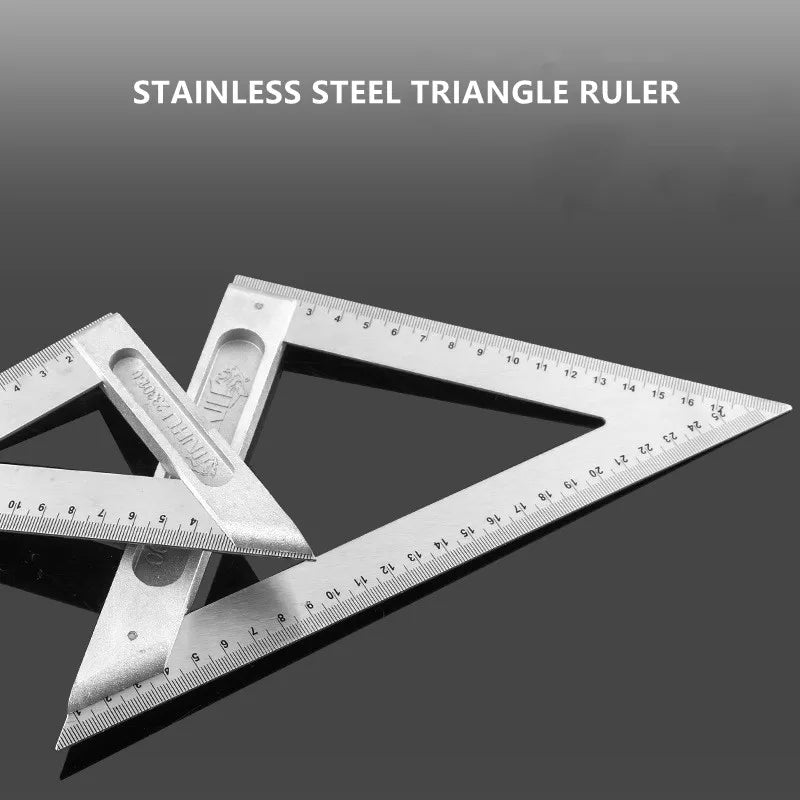 Aluminum Alloy 90-Degree Square Ruler for Woodworking