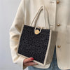 Floral Linen Cotton Tote Bag