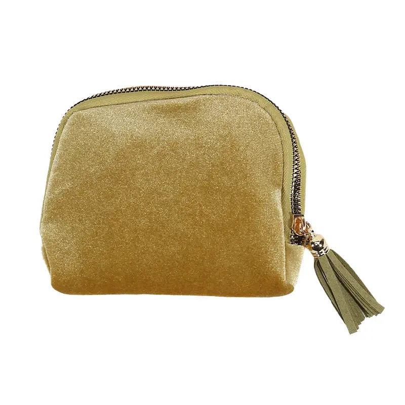 Velvet Jewelry Storage Pouch with Tassel — Travel Organizer for Rings, Bracelets & More