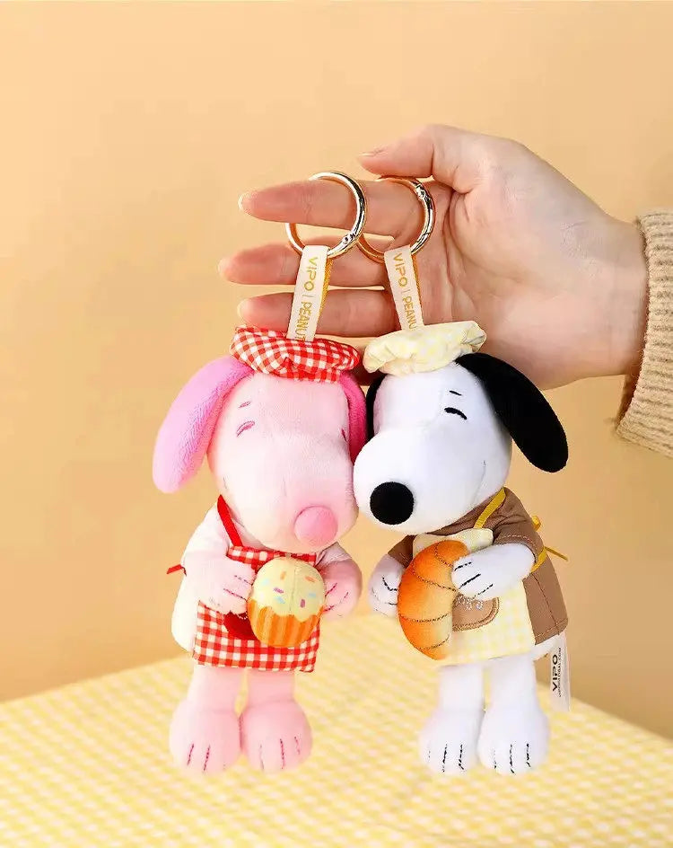 Snoopy Baking Series Plush Keychain – Official Peanuts Collectible