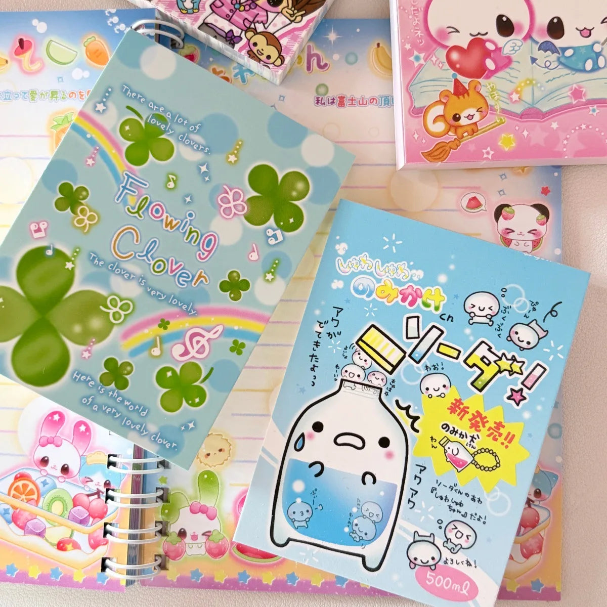 Vintage Japanese Showa Style Memo Pads – 70 Sheets Each