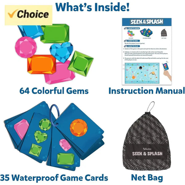 Underwater Gem Hunt Pool Game Set
