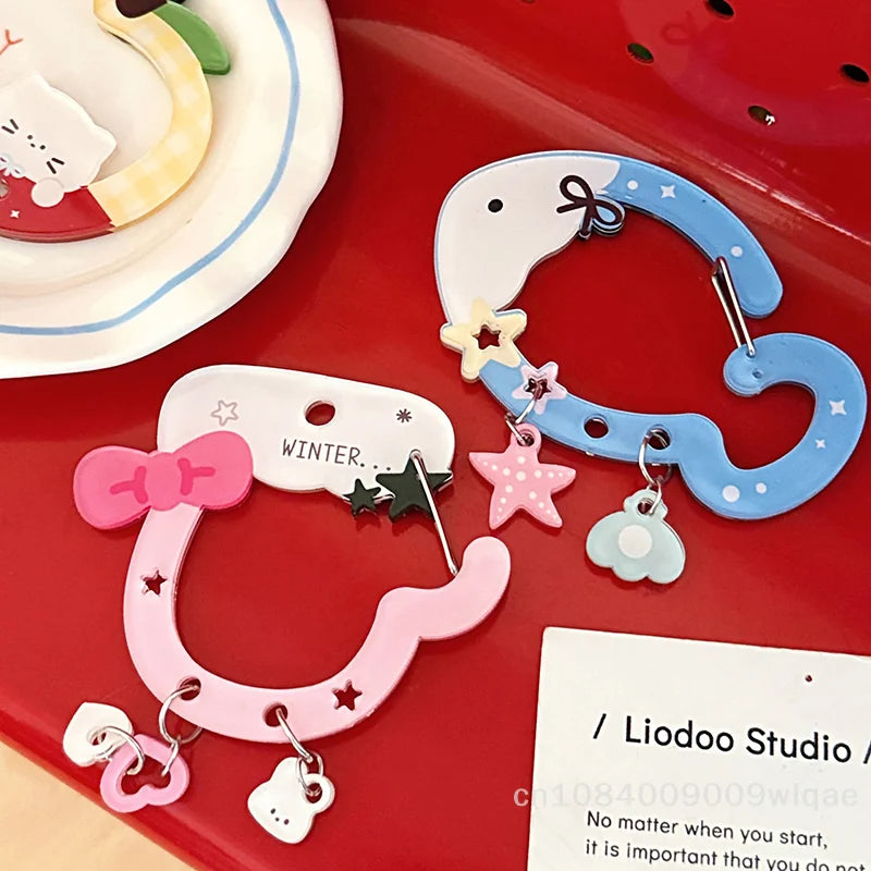 Charm à Porte-Clés en Acrylique Mignon