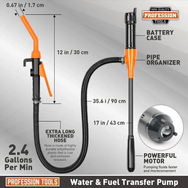 Portable Battery-Powered Liquid Transfer Pump