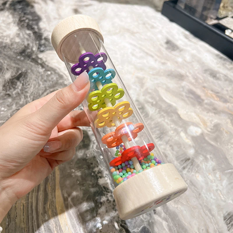Wooden Rainmaker Musical Instrument for Kids