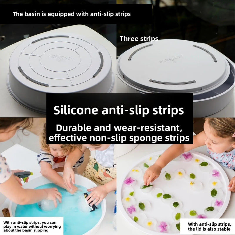 Partitioned Sensory Play Bin for Toddlers