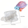 Moule en silicone d'une tortue et de sa carapace, utilisé pour la cire de bougie DIY.