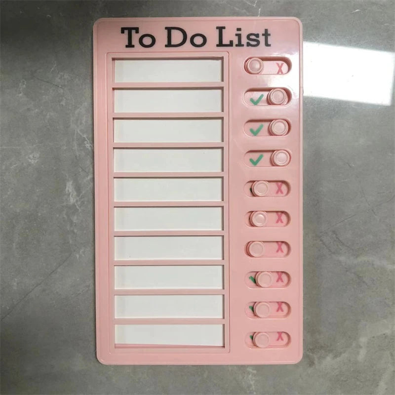 Reusable Kids Chore Chart with Daily Task Checklist