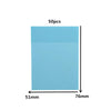 Clear Self-Adhesive Sticky Notes Pack of 50
